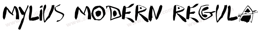 Mylius Modern Regula字体转换